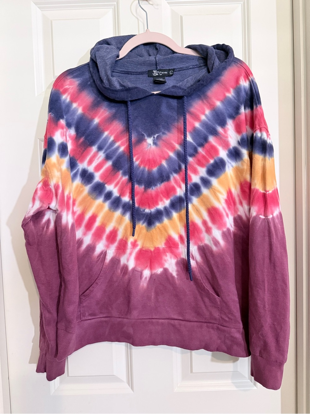 Miss Chievous TieDye Hooded Pullover Sweatshirt